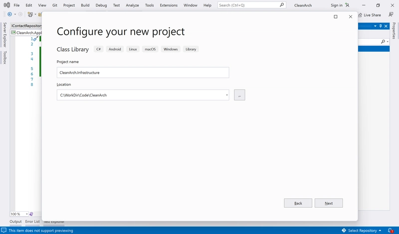 CleanArch 基础设施