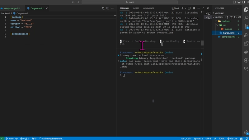 构建 Rust 全栈 Web 应用程序