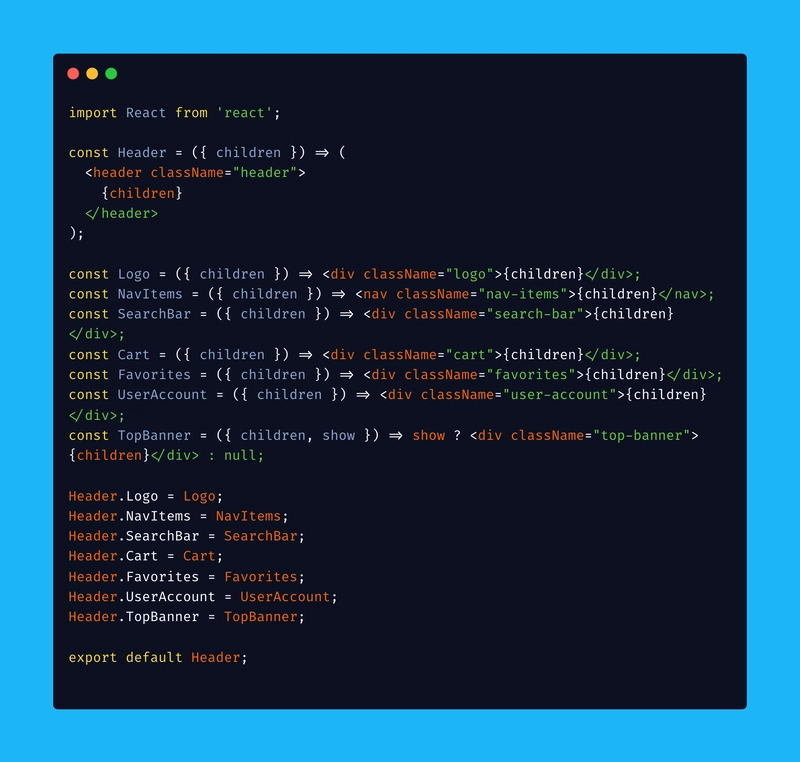 React 代码：复合模式