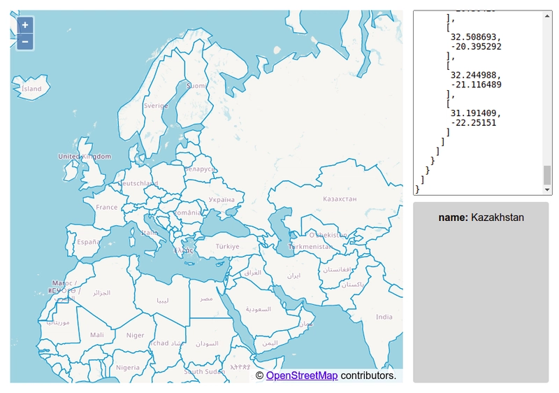 国家/地区 GeoJSON
