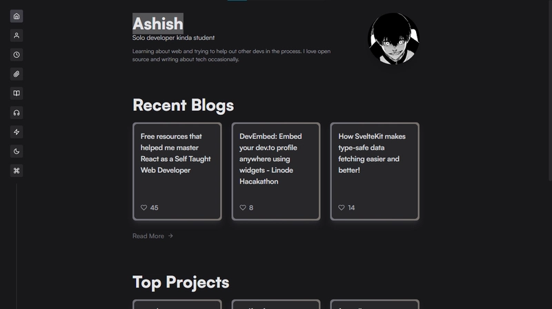 Ashish 的投资组合