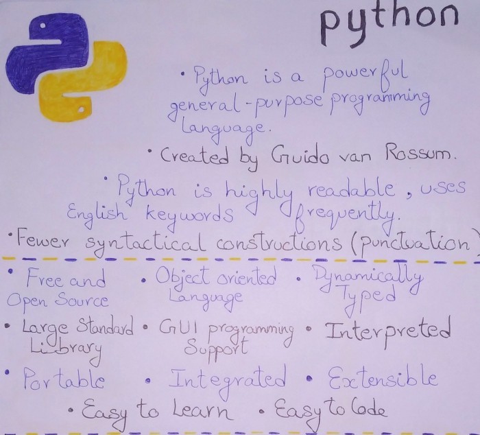 手写版 Python 编程练习题,包含该语言的特性