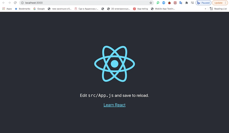 本地 React 开发服务器