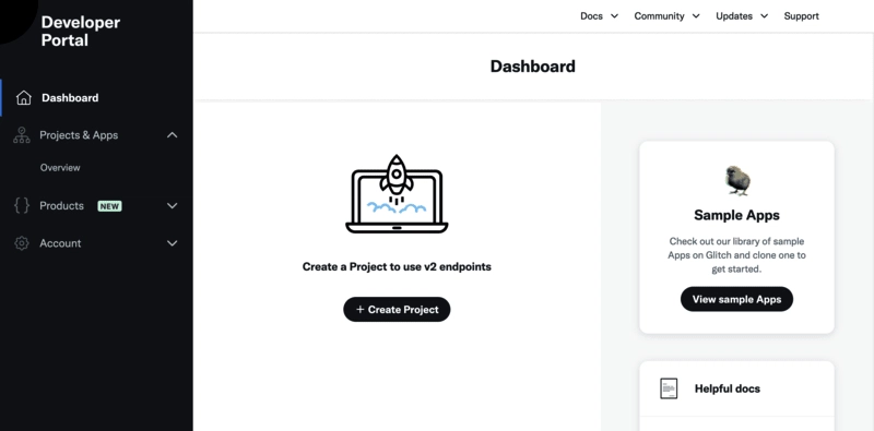 创建X开发者项目