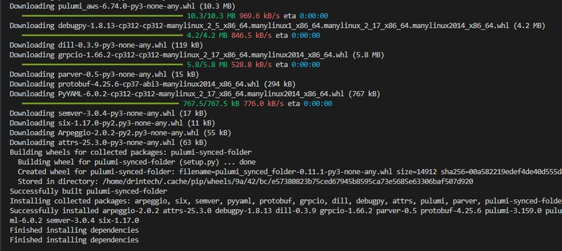 python依赖项安装