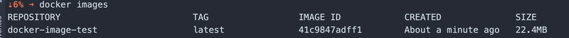 最终 Docker 镜像大小