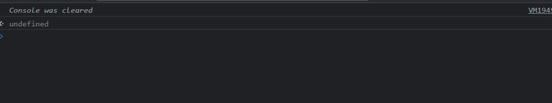 .clear() 方法的输出