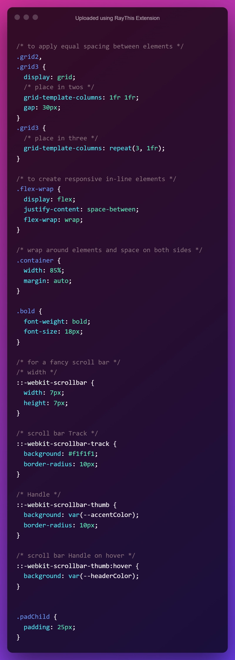 CSS 全局代码图像