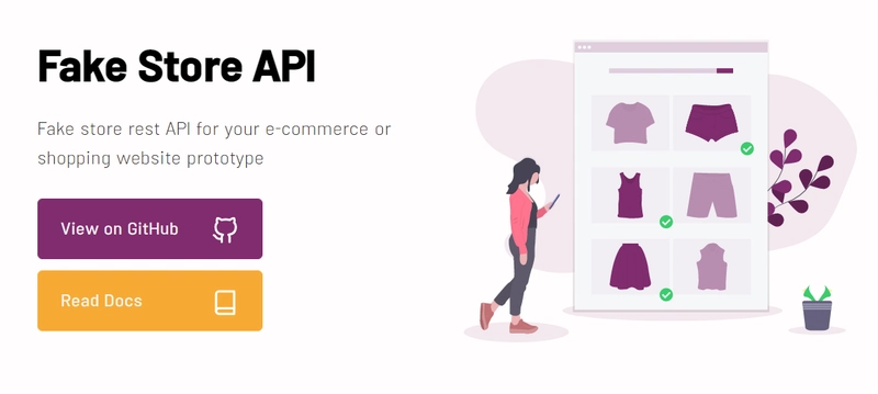 虚假商店 API 截图