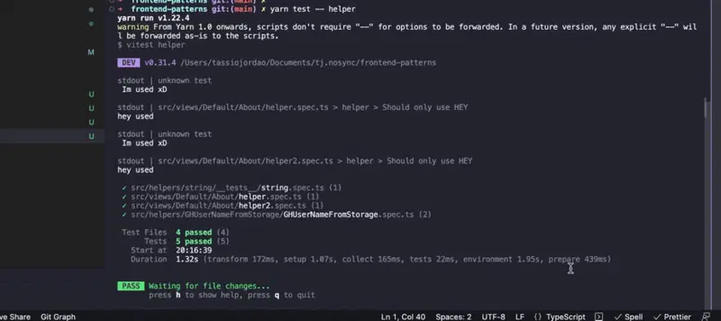 没有使用 barrel 文件的单元测试