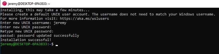 适用于 Linux WSL 的 Windows 子系统