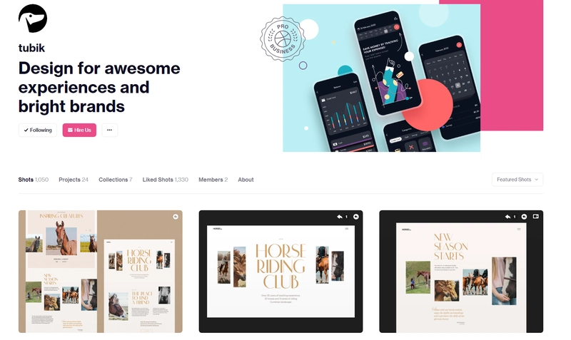 tubik-Dribbble