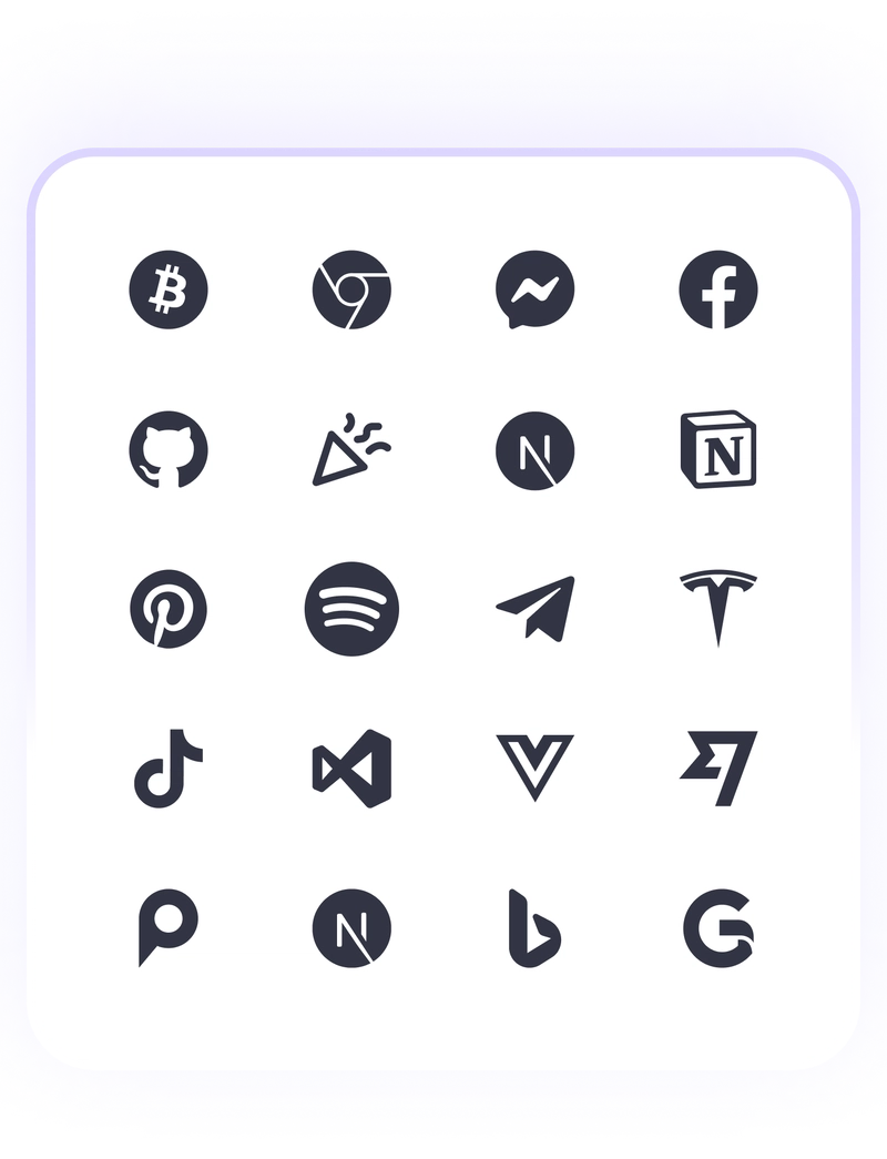 品牌和标志图标