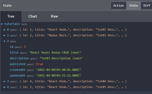 react-hooks-redux-crud-示例-检查redux状态