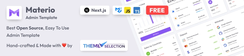 Materio 免费 mui react nextjs 管理模板