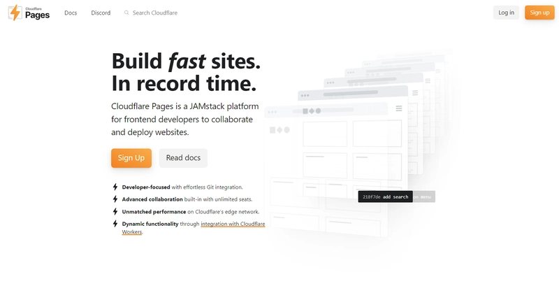 Cloudflare 页面