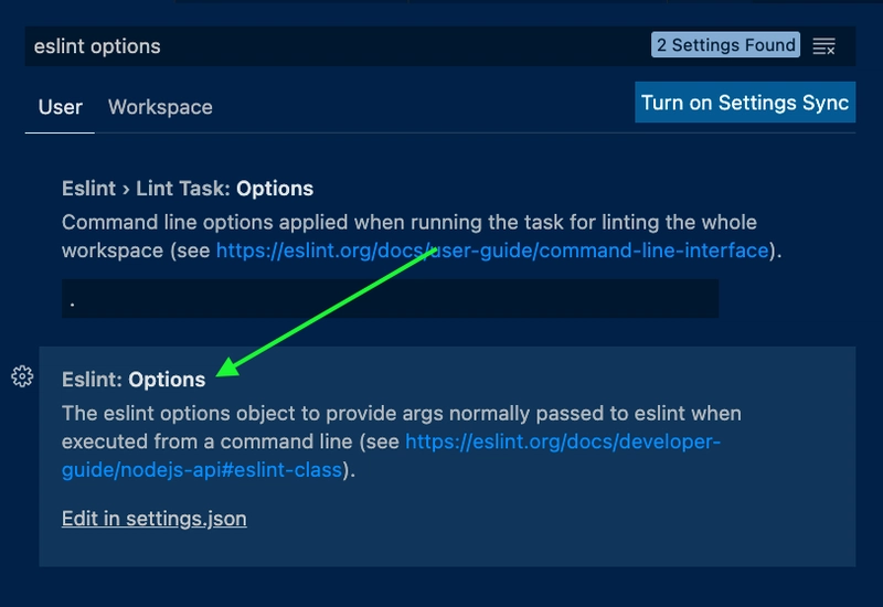 VSCode 中的 ESLint 选项设置