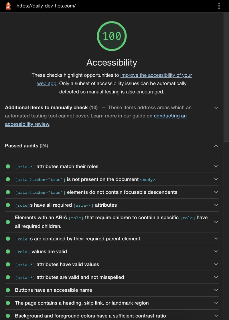 Chrome 灯塔报告
