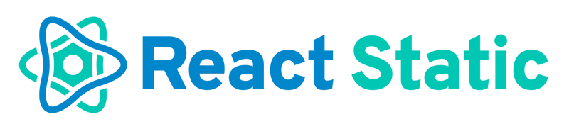 React 静态徽标