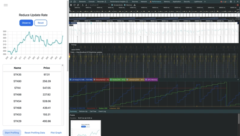 优化更新的性能