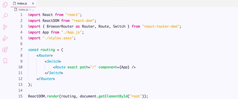 使用 Tinacious Design - Light 主题的 React 代码片段