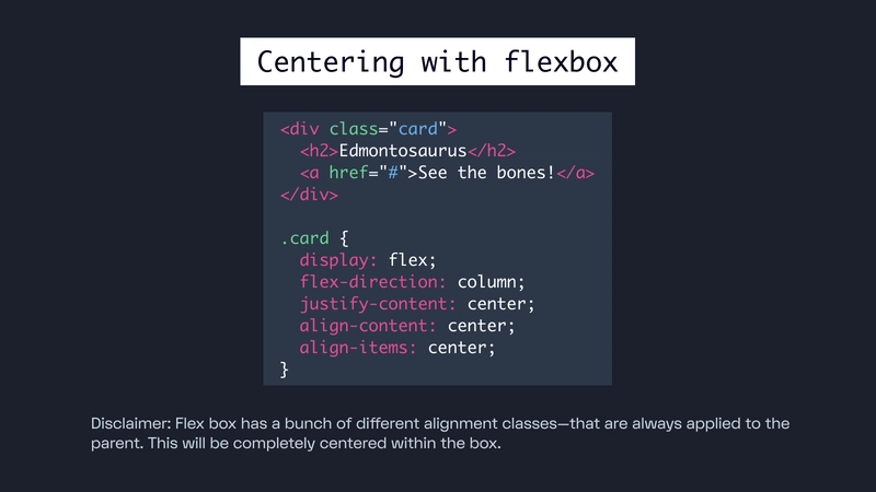 使用 flexbox css 将元素置于 div 内居中