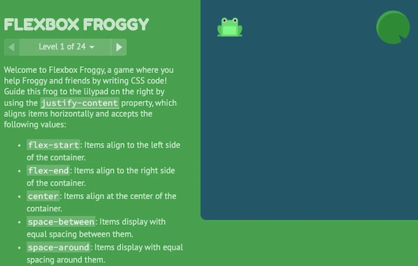 flexboxfroggy