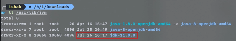验证 Oracle JDK 11