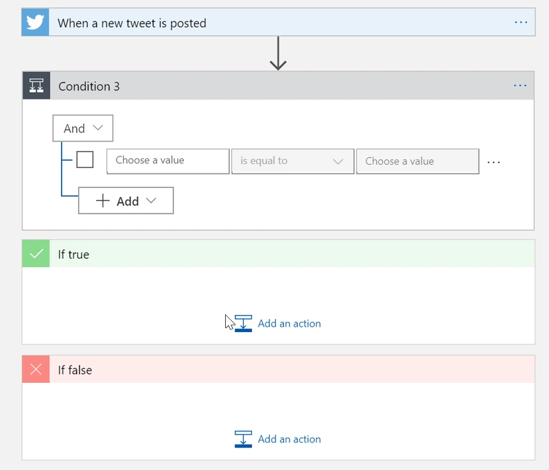 条件操作连接器的屏幕截图