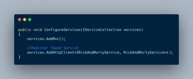 ConfigureTypedClient
