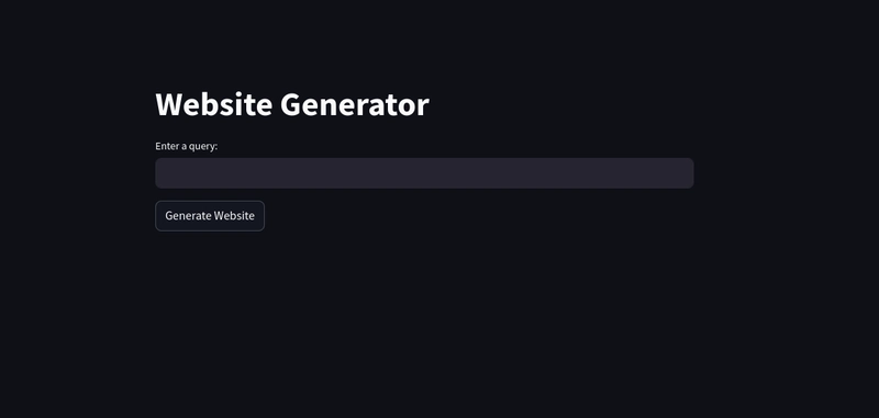 Streamlit UI