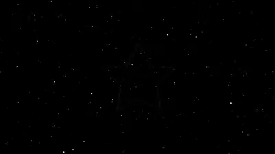 黑色背景上一颗动画星星的 GIF