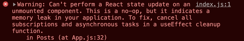 React Hooks 2 内存泄漏