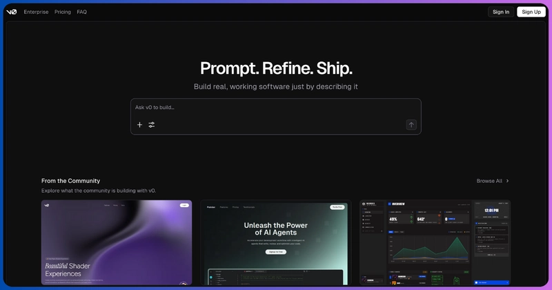 v0.dev（现为 v0.app）