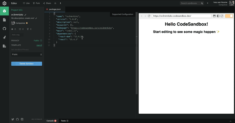 Codesandbox
