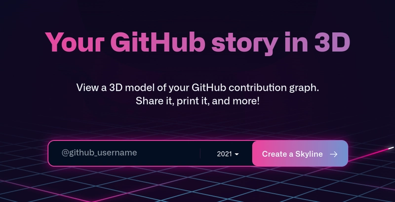 GitHub Skyline