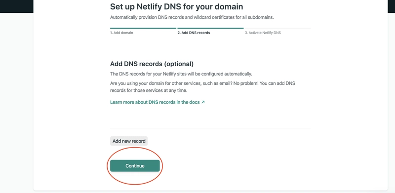 Netlify Dns 设置