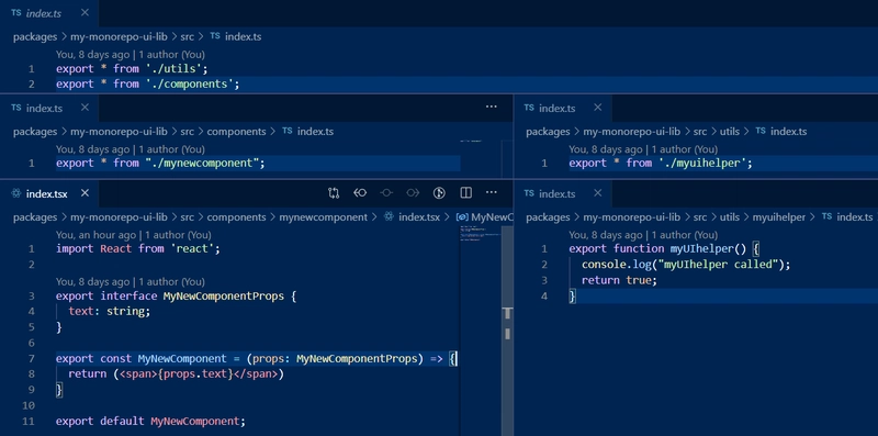 export * from utils; export * from './myuihelper'