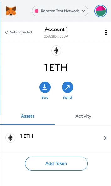Metamask 钱包 1eth