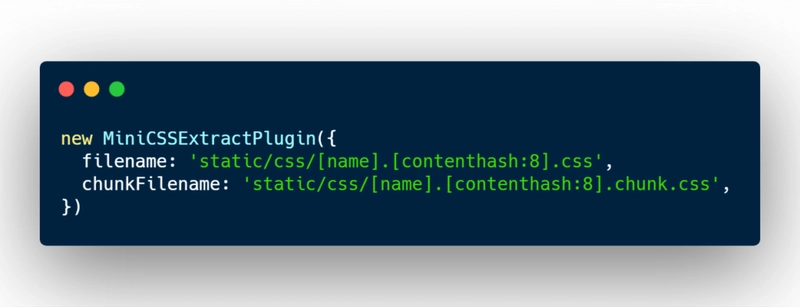 Mini CSS 提取插件 webpack 配置