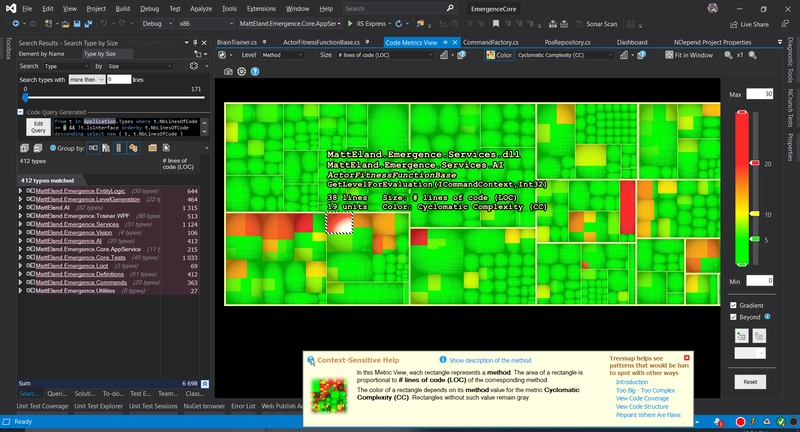 NDepend 树形图