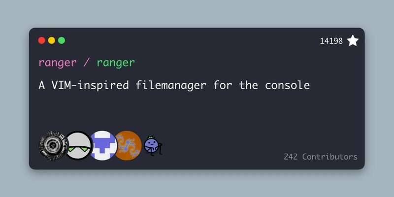 Ranger CLI 文件管理器