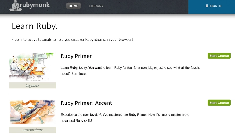 免费学习 Ruby 编码的最佳场所