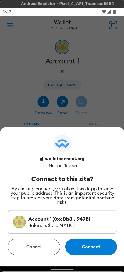Metamask 弹出窗口