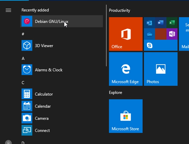 适用于 Linux WSL 的 Windows 子系统