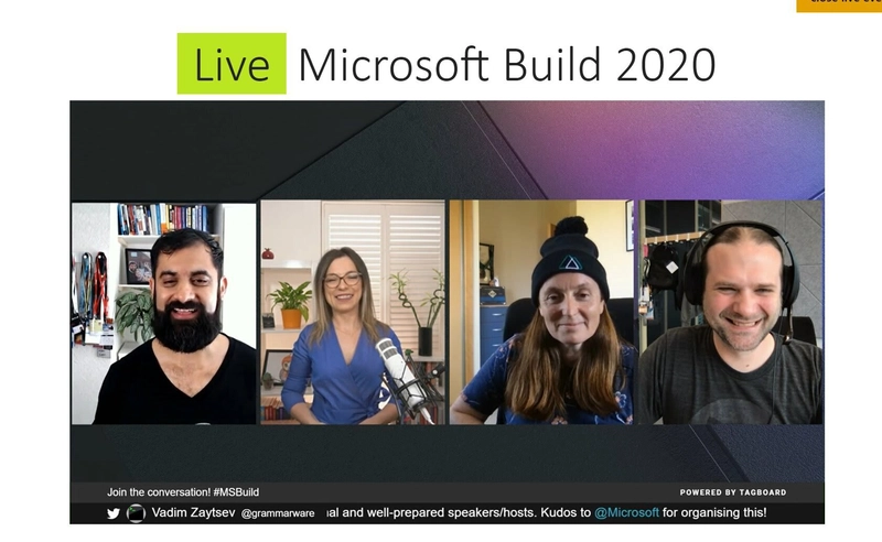 我出现在 Microsoft Build 上