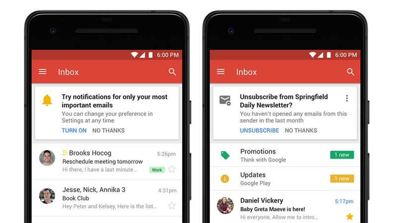 仅限 Gmail 高优先级通知
