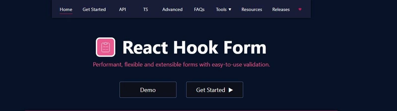 React Hook 表单