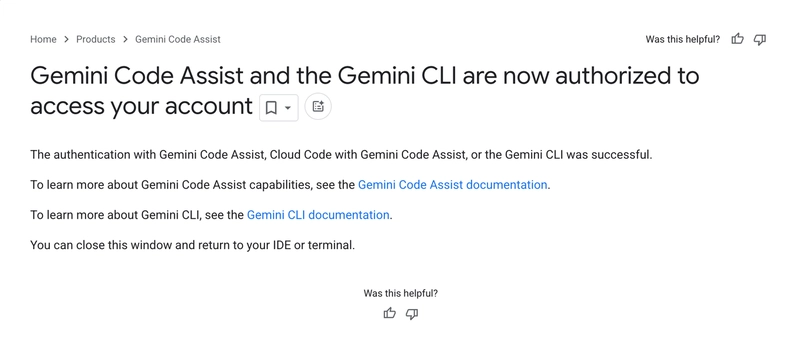 安装和使用 Google Gemini CLI