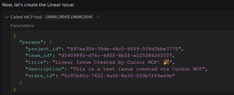 MCP工具调用Cursor IDE